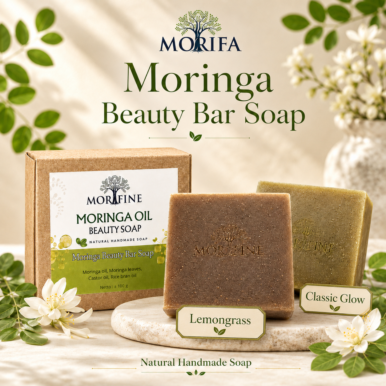 Morifine Moringa Beauty Bar Soap
