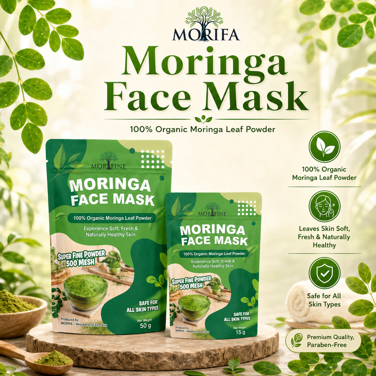 Moringa Face Mask Powder